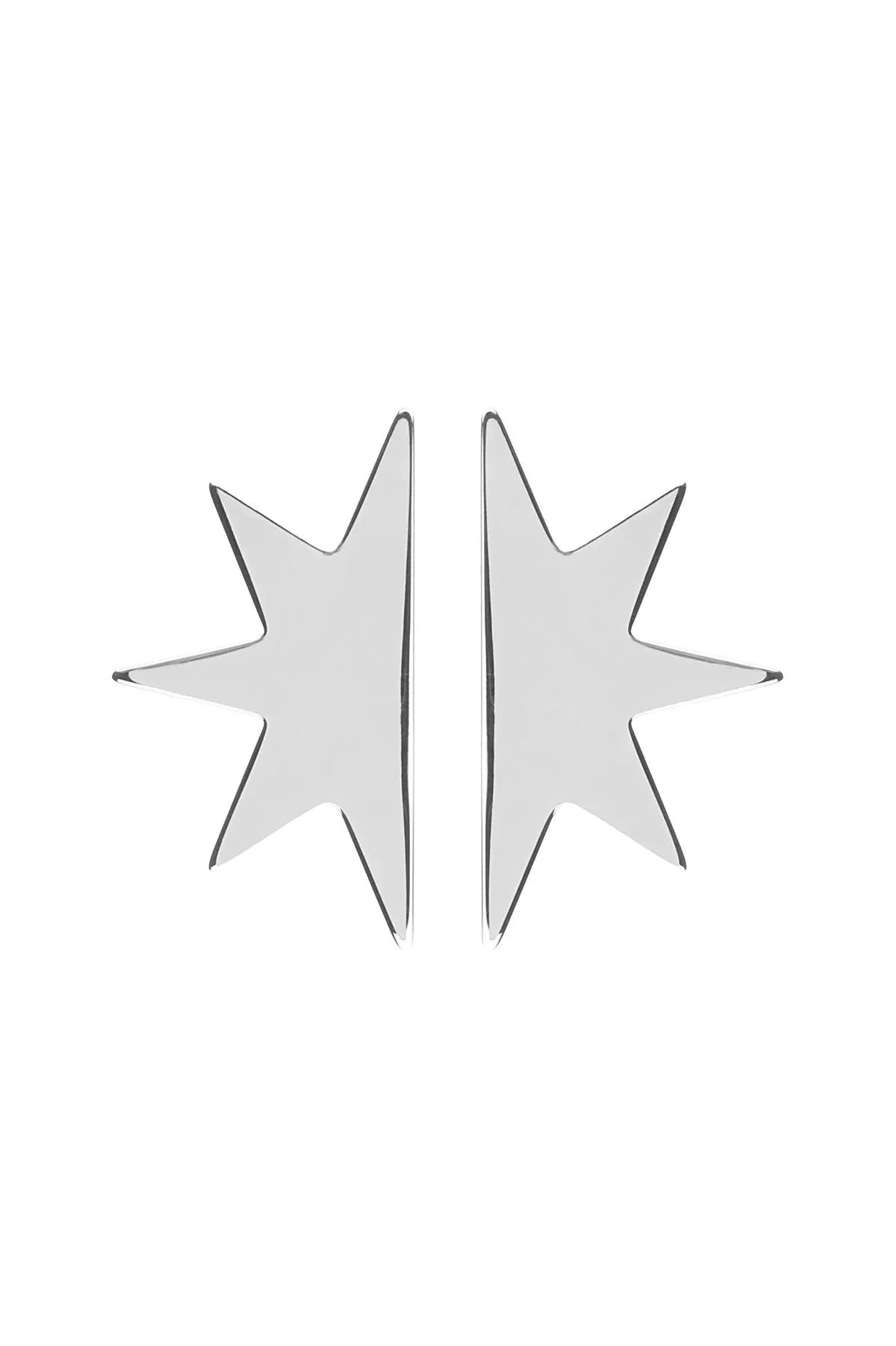 XL Half Star Earrings - Sofia Godinho 925 Silver